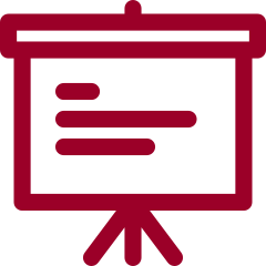 Presentation board icon